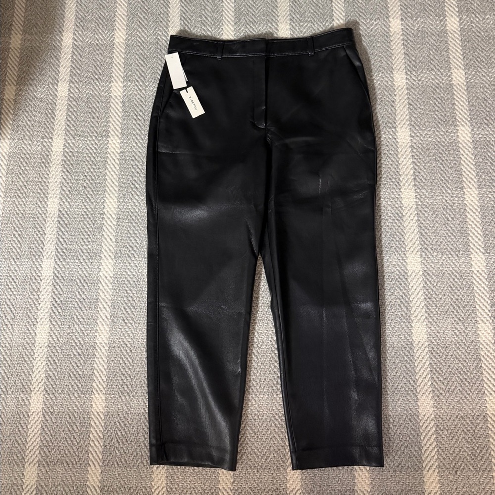 Babaton Black Women’s Faux Leather Pants